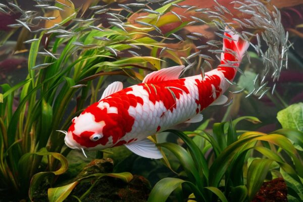 Kikusui Koi Fish: A Symphony of Color and Elegance