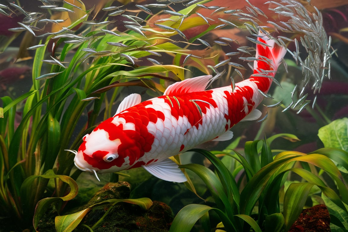 Kikusui Koi Fish: A Symphony of Color and Elegance